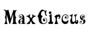 MaxCircus Font Image