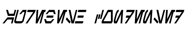 Aurebesh Condensed Font Image