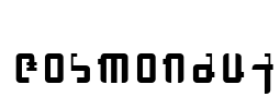 Cosmonaut Font Image