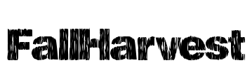 FallHarvest Font Image