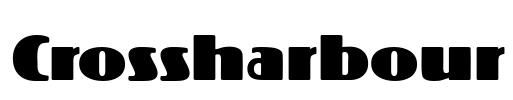 Crossharbour Font Image