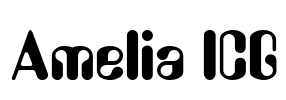 Amelia ICG Font Image