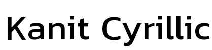 Kanit Cyrillic