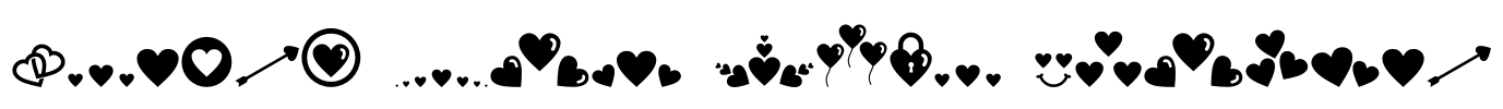 Beauty And Love Dingbat Font Image