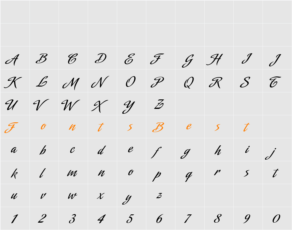 Amorinda Character Map