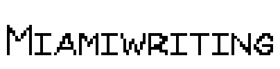 Miamiwriting Font Image