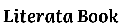 Literata Book Font Image