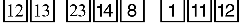 CD Numbers Font Image