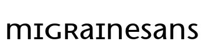 MigraineSans Font Image