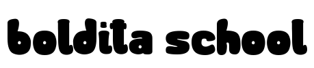 boldita school Font Image