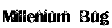 Millenium Bug Font Image