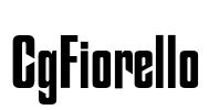 CgFiorello Font Image