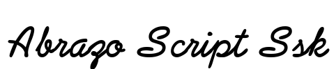 Abrazo Script Ssk Font Image