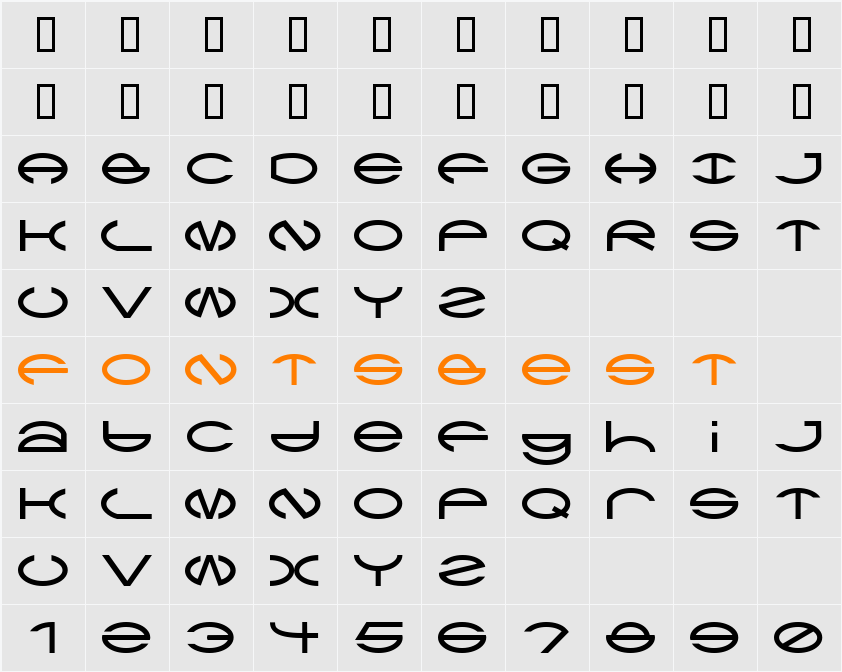 CType AOE Character Map