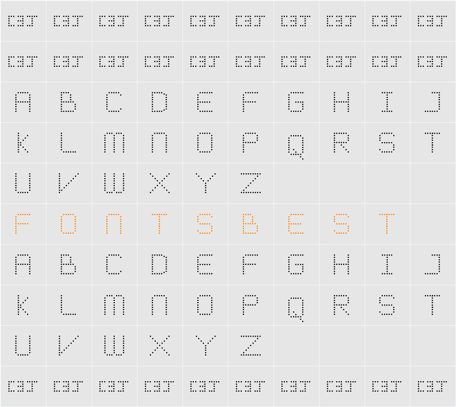 Meticulous Round Character Map