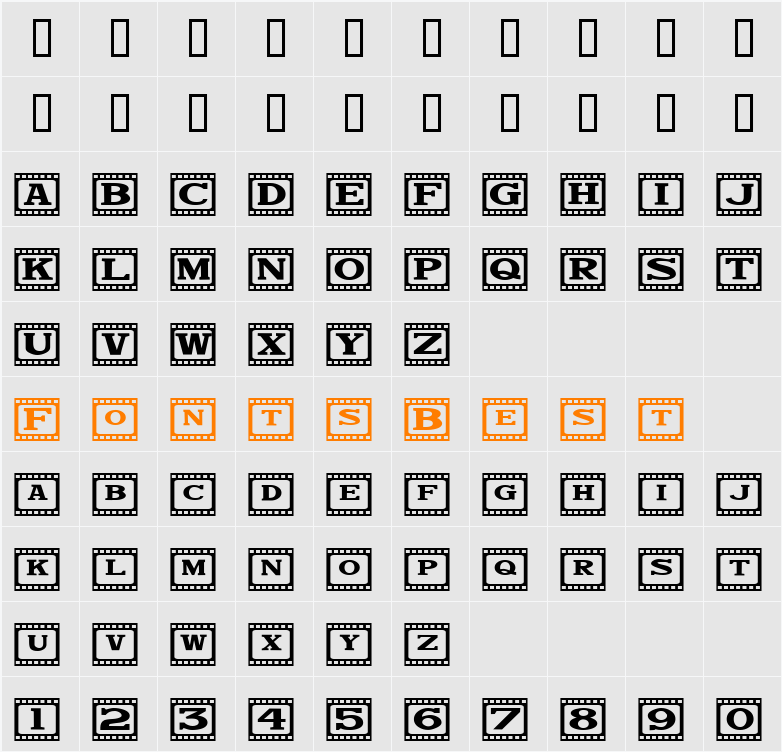 JI-Dyeing Character Map