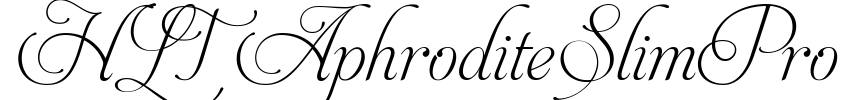 HLT AphroditeSlimPro Font Image