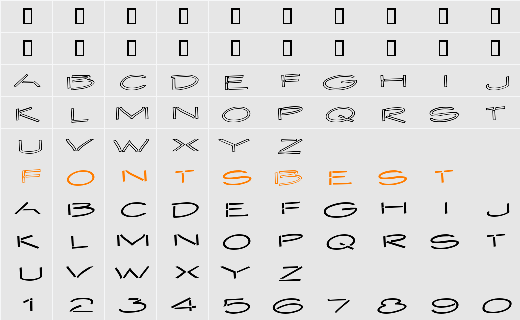 JI-Eating Character Map