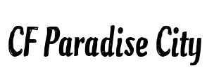 CF Paradise City Font Image