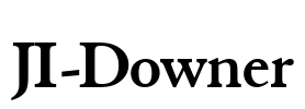 JI-Downer Font Image