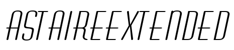 AstaireExtended Font Image