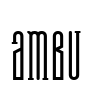 Ambu Font Image