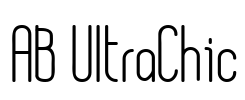 AB UltraChic Font Image