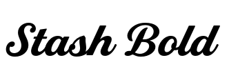 Stash Bold Font Image