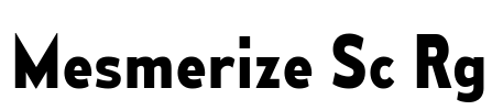 Mesmerize Sc Rg Font Image