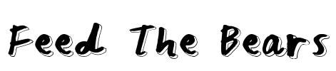 Feed The Bears Font Image