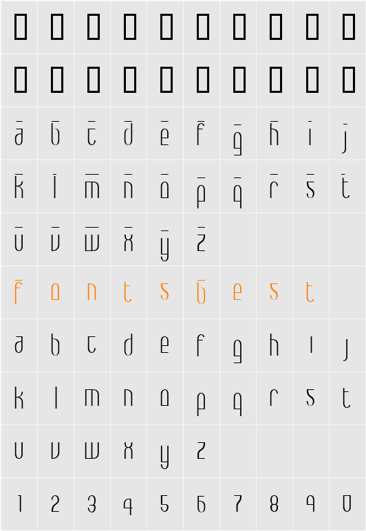 Max Character Map