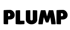 Plump Font Image