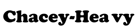 Chacey-Heavy Font Image