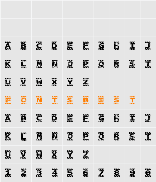 CAUTION Character Map