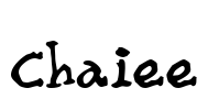 Chaiee Font Image