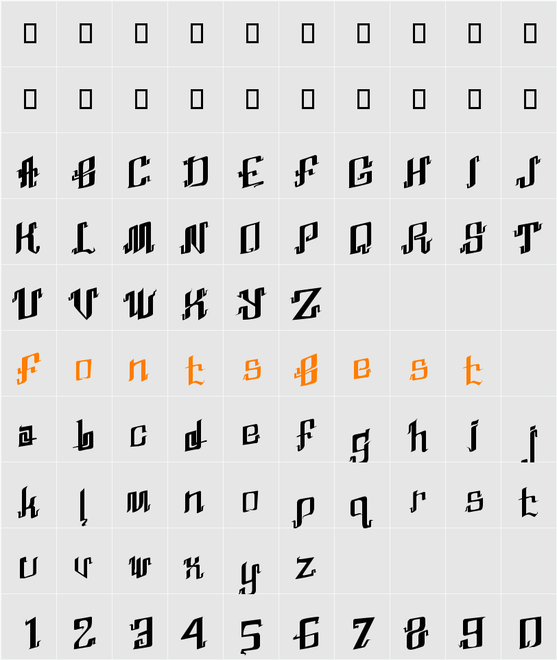 Abhinaya Character Map