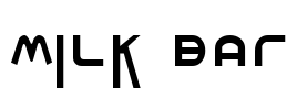 Milk Bar Font Image