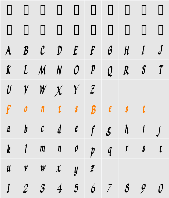 CK Lionheart Character Map