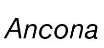 Ancona Font Image