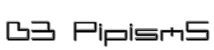 D3 PipismS Font Image