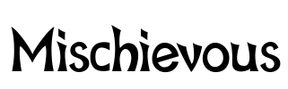 Mischievous Font Image