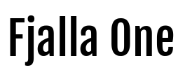 Fjalla One Font Image