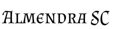 Almendra SC Font Image