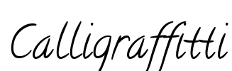 Calligraffitti Font Image