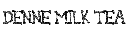 DENNE MILK TEA Font Image