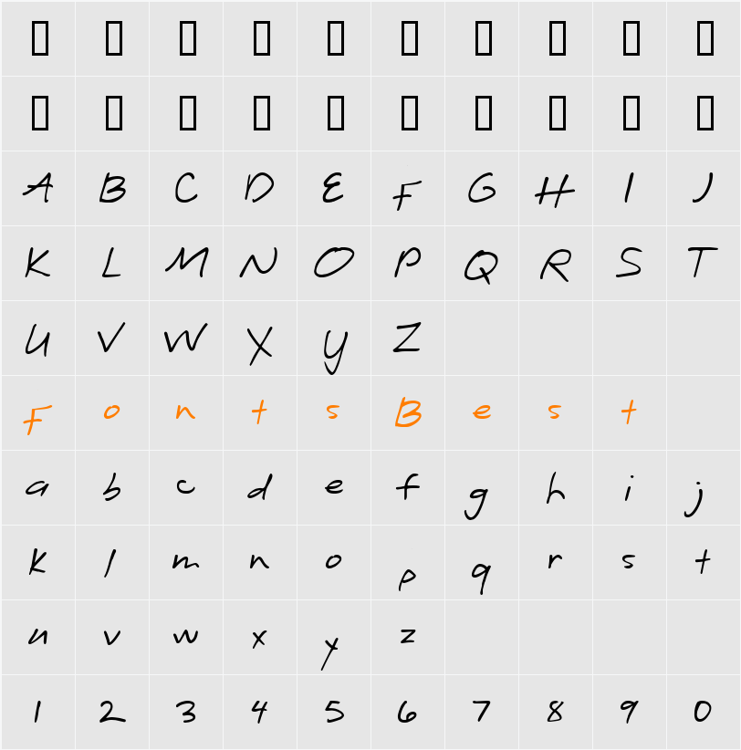 CK Quick Character Map