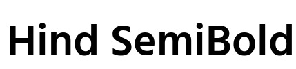 Hind SemiBold Font Image