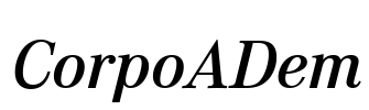 CorpoADem Font Image