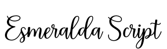 Esmeralda Script