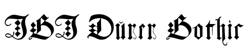 JGJ Durer Gothic Font Image